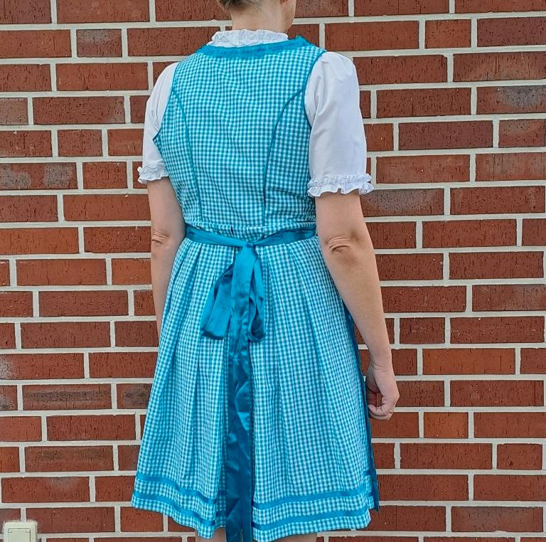 Dirndl Distler Gr. 38 mit Bluse blau / türkis TOP neuwertig in Wadersloh