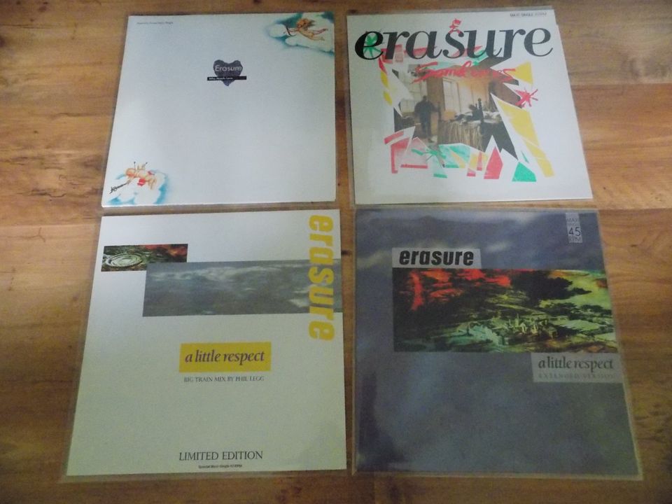 20 Schallplatten Vinyl LP Maxi ===ERASURE=== Top Selten in Berlin