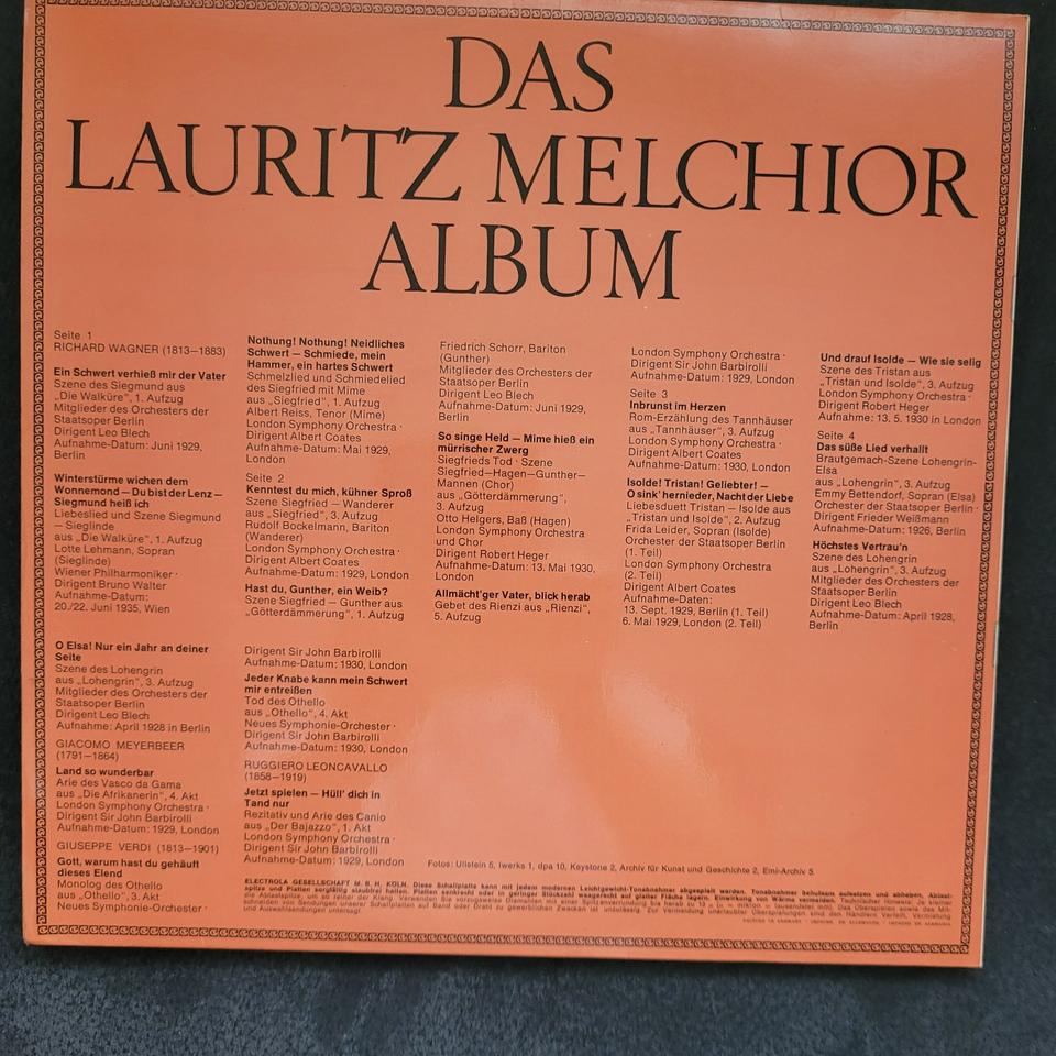 Lauritz Melchior – Der Wagner-Tenor Des Jahrhunderts 2x LPs Vinyl in Mönchengladbach