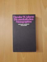 Theodor W. Adorno Musikalische Monographien Suhrkamp Buch Bücher Frankfurt am Main - Gallusviertel Vorschau