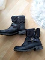 halbhohe goldene wildleder Stiefel winterstiefeletten ankle Boots Hessen - Darmstadt Vorschau