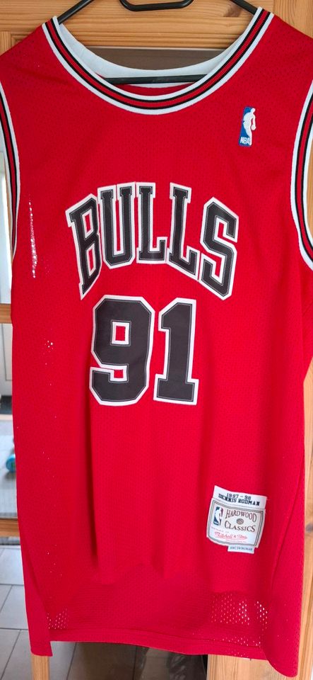 Chicago Bulls Dennis Rodman Basketball Trikot Jersey NBA XL in Emden