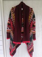 VILA Gr. M Tolle Strickjacke Ethno Muster bunt mit Wolle Köln - Porz Vorschau