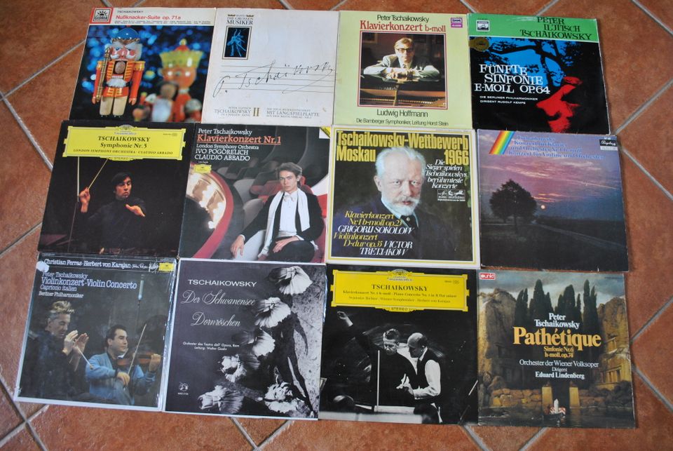 Liszt Bach Tschaikowsky Tschaikowski Schallplatten Vinyl LPs in Lütjenburg