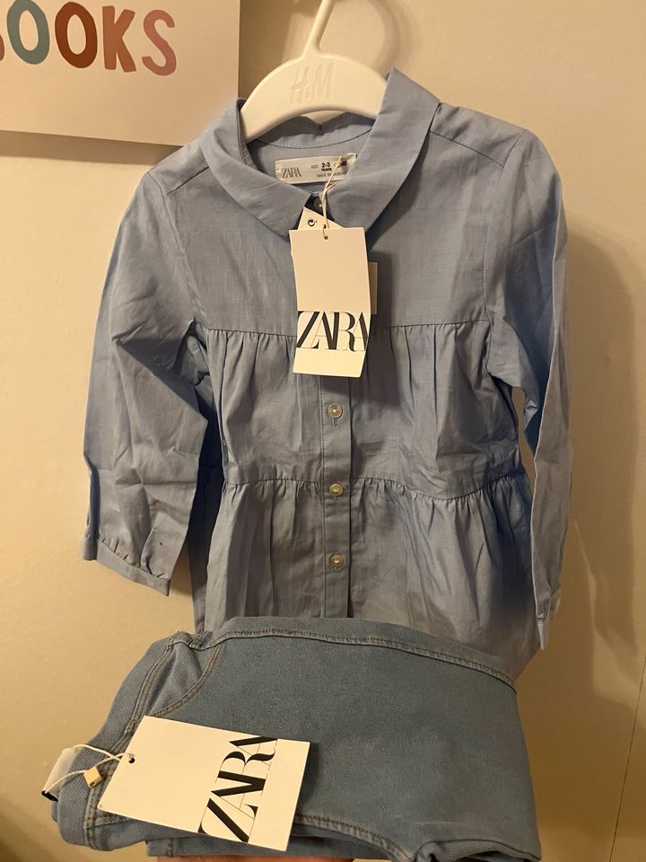 Zara Mädchen Bluse und Hose 98 in Eisenach