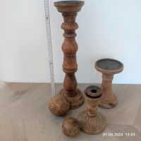 Holz Kerzenständer dekokugel Niedersachsen - Wietmarschen Vorschau