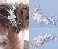 Braut Haar Schmuck neu Hochzeit weiße Blumen Heiligengrabe - Blumenthal Vorschau