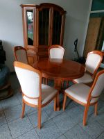 Kirschholz 5 Stühle / Tisch und Vitrine hochwertig Nordrhein-Westfalen - Petershagen Vorschau