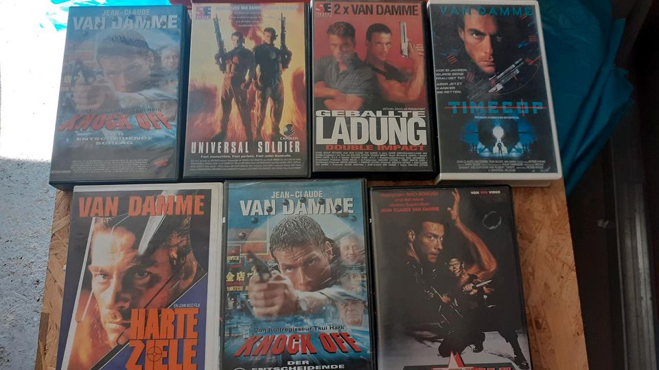 Jean claude van Damme Vhs Kassetten in Zwickau