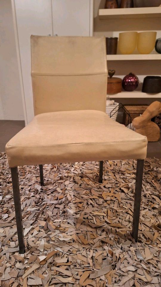 Designer Stühle von KFF 4 St. Beige Vintage in Niederdorfelden