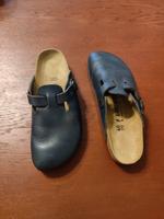 Birkenstock schmal geschnitten dunkelblau, guter Zustand Berlin - Friedenau Vorschau