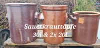 Sauerkrauttopf Trog Fass Tontopf Steinzeug Krauttopf 30l, 20l Sachsen - Schlema Vorschau