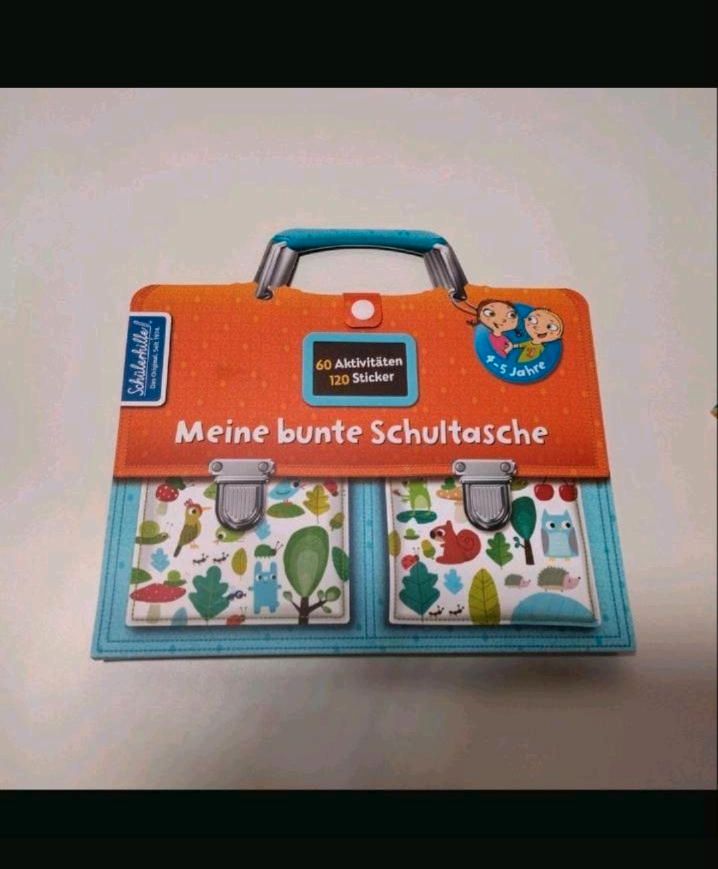 Lernbuch Mein bunte Schultasche mit Aktivität Stickern in Düren