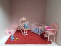 Barbie Chelsea Puppen klein Möbel Kinderzimmer rosa Puppenbett Essen - Essen-Ruhrhalbinsel Vorschau