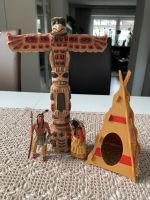 Schleich Indianer/Totenpfahl + Zelt 2 Indianer SELTEN/RARITÄT Nordrhein-Westfalen - Olsberg Vorschau