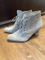 Beige Stiefelette / Ankle Boots aus Wildleder Gr. 39 Hessen - Bad Arolsen Vorschau