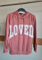 Tally Weijl Love Hoodie Pullover rosa weiß S M 36 38 Yorker H&M Baden-Württemberg - Bad Friedrichshall Vorschau