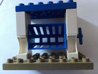 Lego Duplo Zoo Futterhäuschen Futterstelle blau weiß Platte braun Nordrhein-Westfalen - Kempen Vorschau