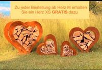 Edelrost Kaminholzregal Set, Gartendekoration Geschenkidee Niedersachsen - Emsbüren Vorschau