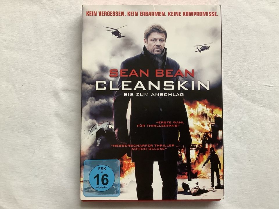 DVD. Sean Bean  „CLEANSKIN“ Bis zum Anschlag in Frankfurt am Main