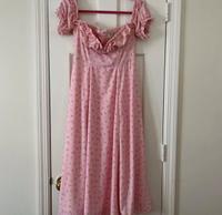House of CB Kleid in Korsettoptik rosa mit Blumen Sachsen-Anhalt - Wolmirstedt Vorschau