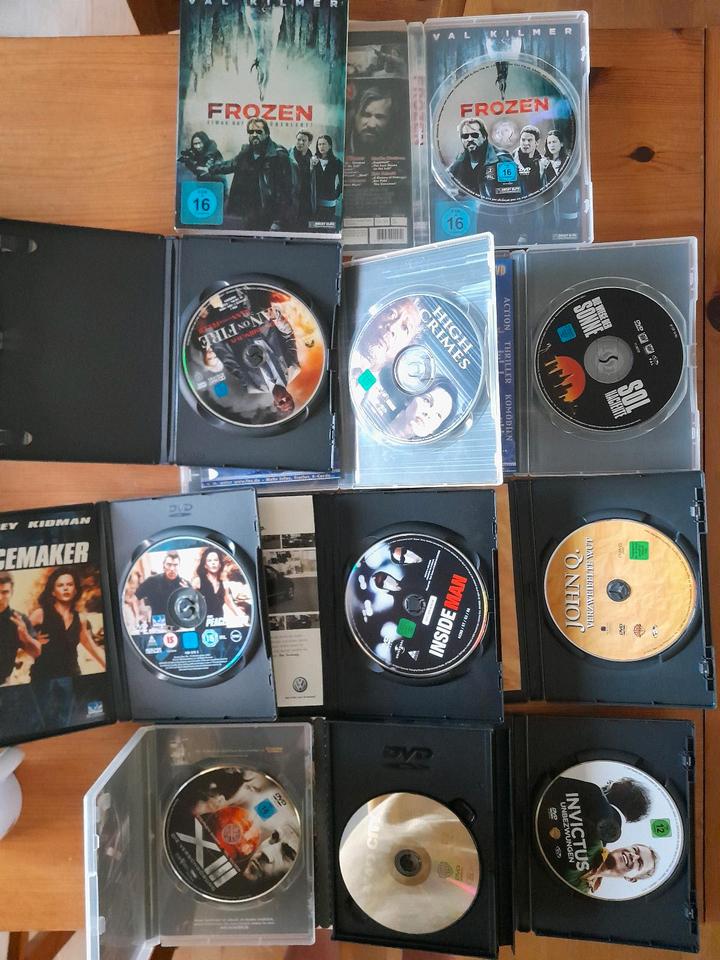 10 DVDs u. a. Frozen und XIII Die Verschwörung mit Val Kilmer in Jade