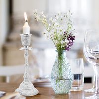 MIETE Kerzenhalter silber mit Ornamenten Hochzeit Tischdeko Sachsen - Eilenburg Vorschau
