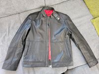 Hugo Boss Slim-Fit Lederjacke, Gr. M / Schwarz / NEU mit Etikett Baden-Württemberg - Ravensburg Vorschau