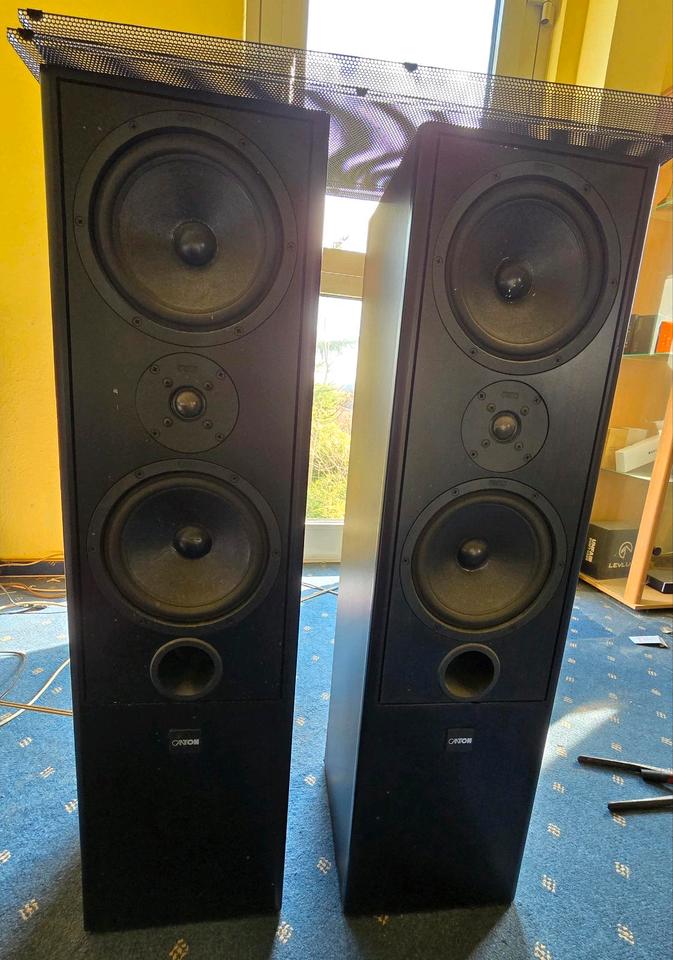 Onkyo TX-SV 727 Dolby Surround DSP Receiver inkl Canton Boxen in Hohenhameln
