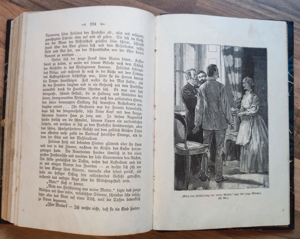 E. Marlitt's Geheimnis der alten Mamsell altes Buch von ca 1890 in Möser