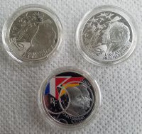 3 x RF Silbermünzen 10 Euro  Mitterrand - Kohl/Aviation & History Stuttgart - Feuerbach Vorschau