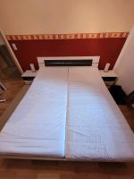 Doppelbett mit Nachttisch zu verkaufen Leipzig - Altlindenau Vorschau