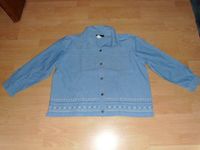 Blusenjacke von Denim & Co, hellblau mit Motiv, Gr. 52 Niedersachsen - Bad Harzburg Vorschau