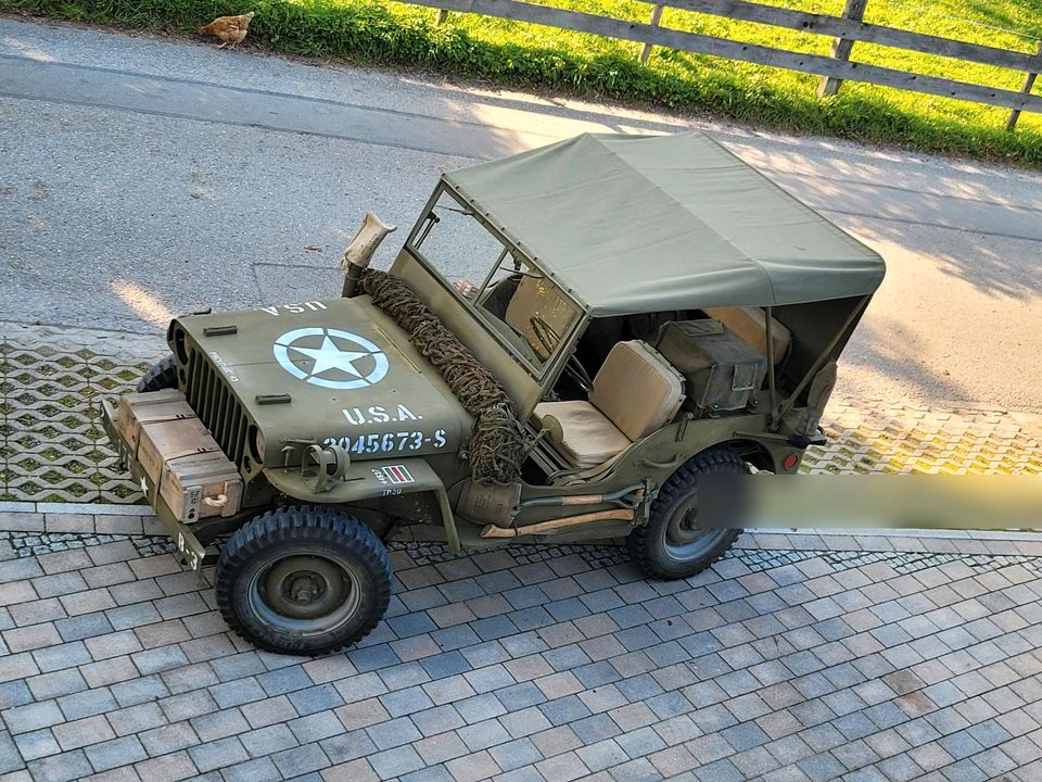 Willys-Overland MB (USA), WW2 WK2 US Army, in Brannenburg