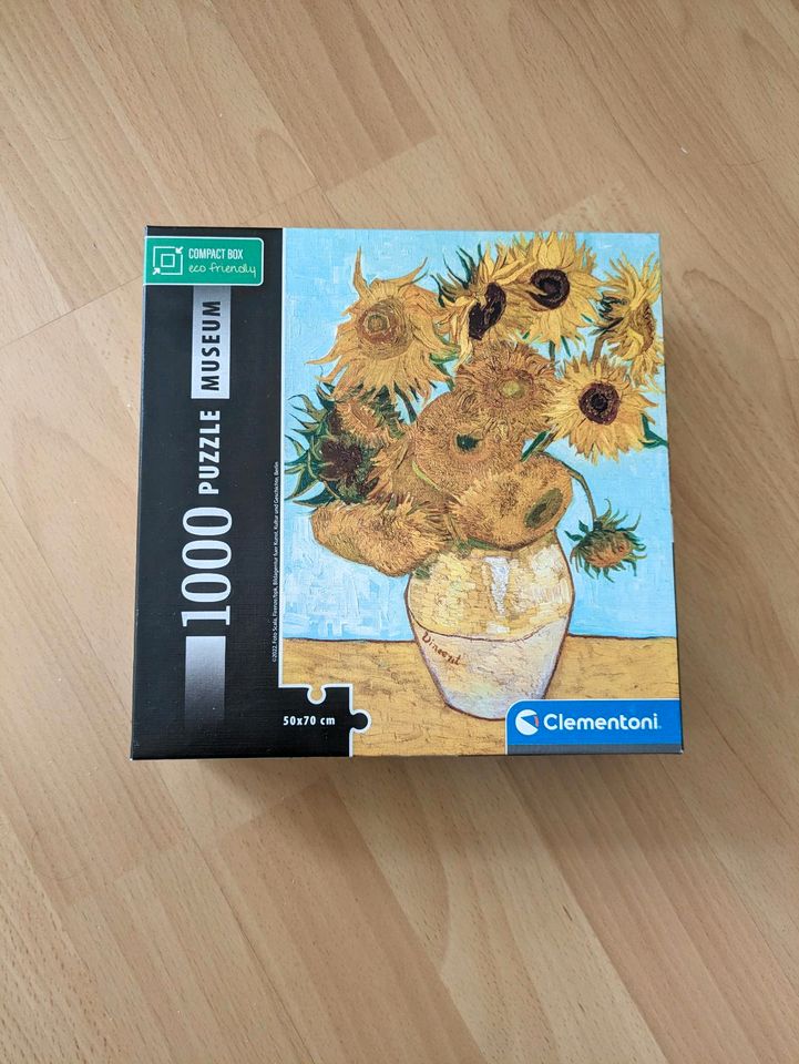Puzzle Kunst Sonnenblumen 1000 Teile wie neu in Berlin