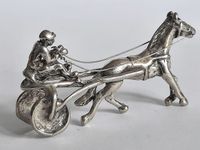 Jockey Rennreiter Kutschen Pferderennen 800er Silber Nürnberg (Mittelfr) - Mitte Vorschau