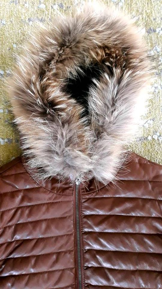 Frieda Freddies Steppjacke Daunenjacke Lederjacke Jacke Winter 38 in Waltershausen