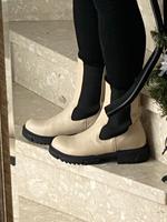 NA-KD Boots, Stiefel, offwhite gr.40, Creme Niedersachsen - Friesoythe Vorschau
