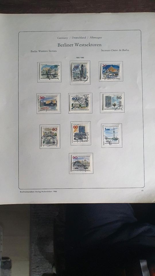 Briefmarken DDR Westberlin BRD in Guben