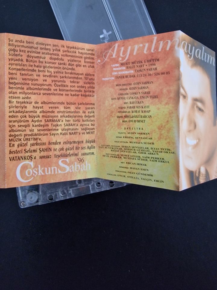 Coskun Sabah Ayrilmayalim,Müzik Kaseti Türkische Musikkassette. in Recklinghausen