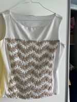 Naracamicie Top weiß beige S mit tollen Details Bayern - Deining Vorschau