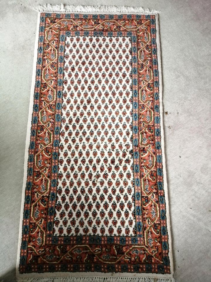 Teppich 72x145  handgeknüpft Indien Wolle in Butjadingen