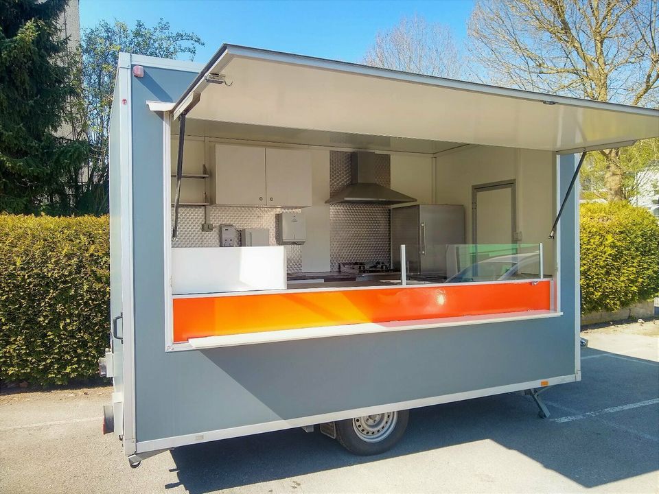 PREISKRACHER Imbisswagen mieten Imbissanhänger Foodtruck trailer in Wülfrath