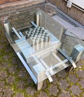 Edelstahl Design Couchtisch mit Glasplatte Saarland - Merzig Vorschau