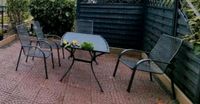 Garten Tischset mit 4 Stühlen, Tischdecke und Auflagen Nordrhein-Westfalen - Mönchengladbach Vorschau