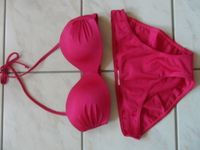 Bikini- Set 2 tlg. Badeanzug Pink gefütterte Cup Gr. 32/34 Sachsen-Anhalt - Zeitz Vorschau