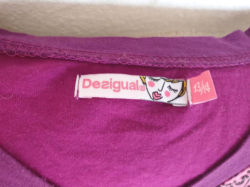 Desigual Kleid pink lila 13-14 Jahre Langarm 158 Mädchen Blumen in Köln