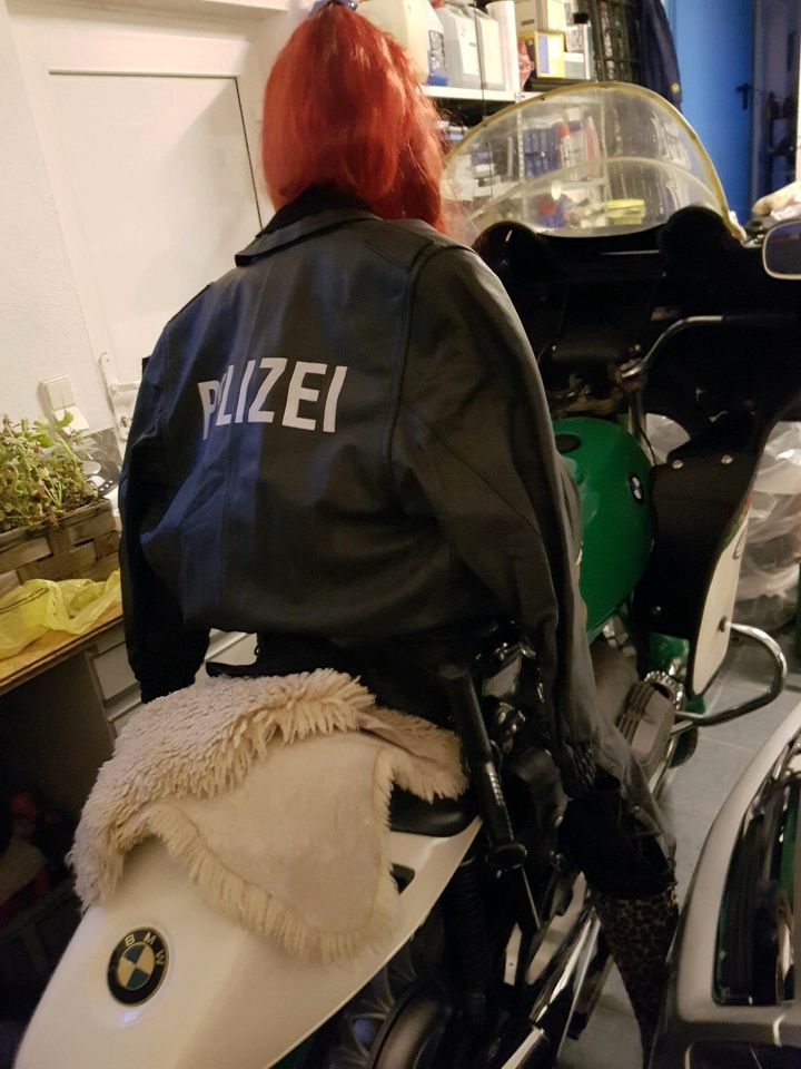 Deko  Originales Polizeimotorrad BMW  R 65 mit Gläser Verkleidung in Aichhalden