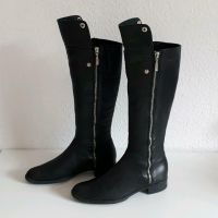 Stiefel Echtleder Damen schwarz  schmale Schaft eher EUR 38) Wiesbaden - Mainz-Kastel Vorschau