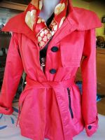 Cabanjacke Popeline Empire Jacke Übergangsjacke rot Sachsen - Freiberg Vorschau